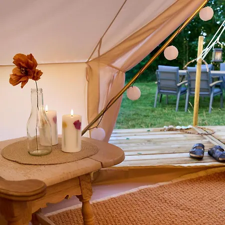 Luxe tent Hesselgaard Glamping Dalby